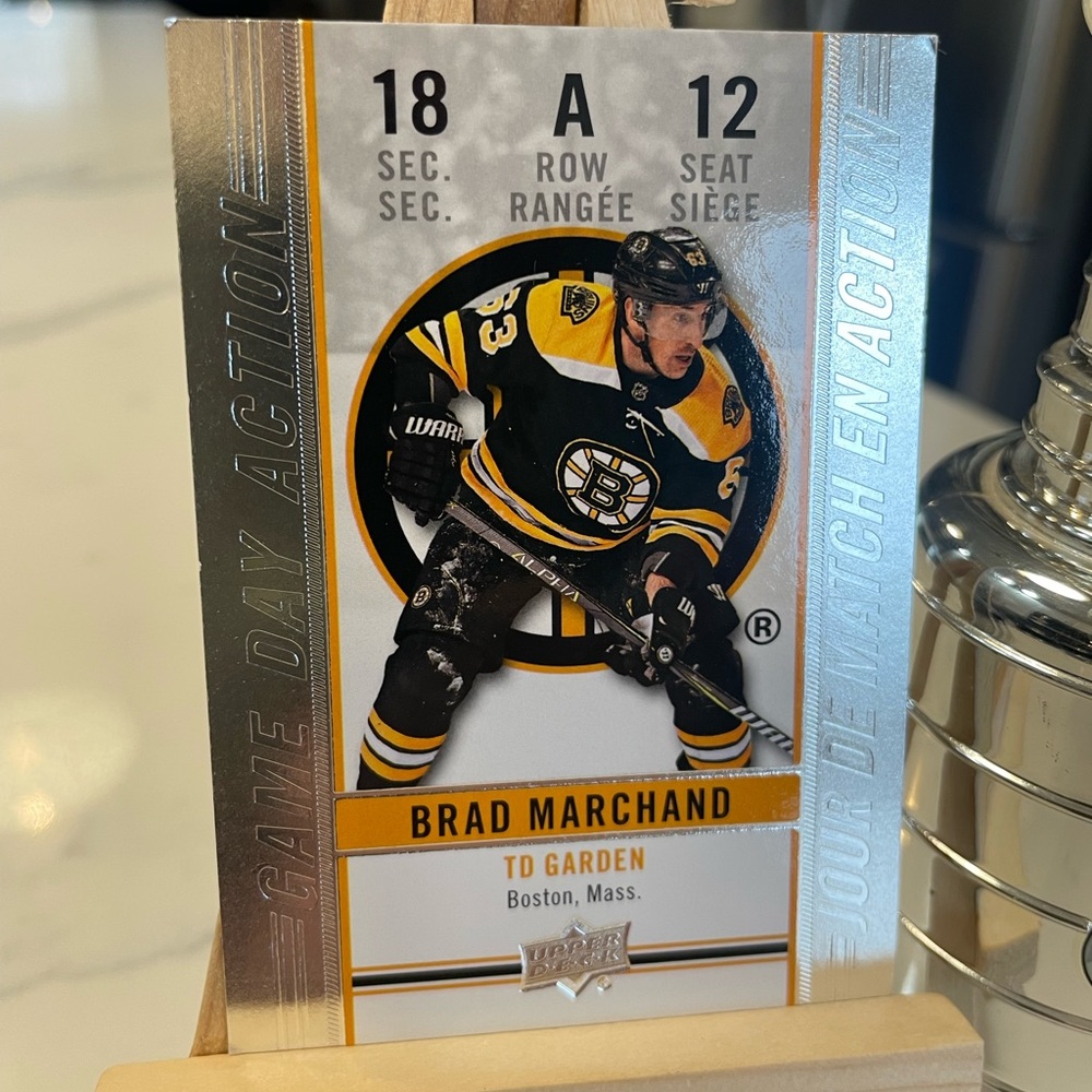 Boston Bruins Brad Marchand Hockey Card